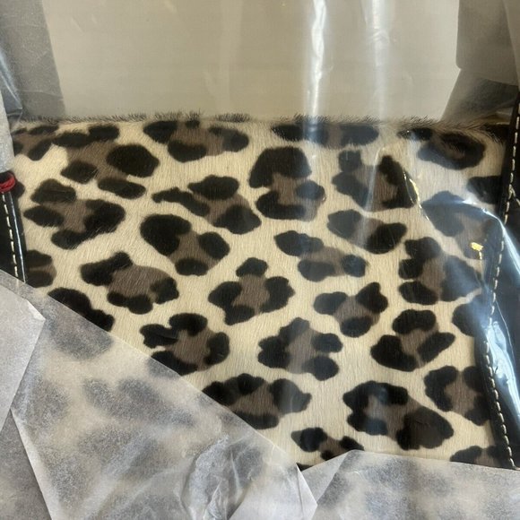 Frances Valentine Kate Spade Abby Tote Haircalf Snow Leopard MSRP $678 NEW - Picture 8 of 8
